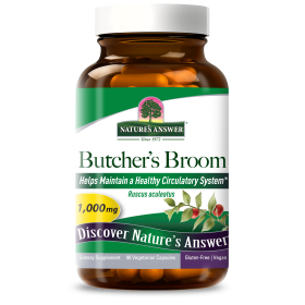 Nature's Answer - Butcher's Broom Root - 90 Vegetarian Capsules