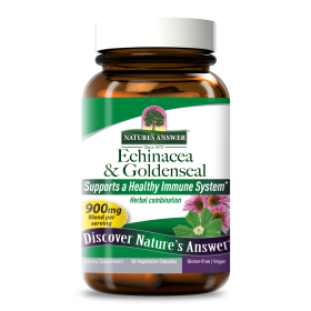 Nature's Answer - Echinacea And Goldenseal Root - 60 Vegetarian Capsules