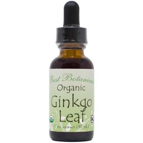 Organic Ginkgo Leaf Extract 1 Oz