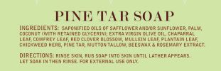 Pine Tar Soap 4 oz