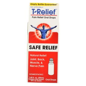 T-Relief Pain Relief Oral Drops with Arnica +12 – 1.69 fl oz (50 mL)
