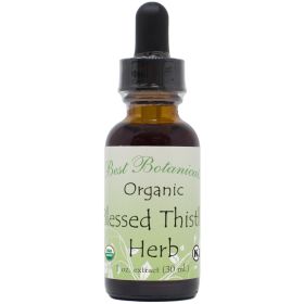 Organic Blessed Thistle Herb Extract 1 Oz