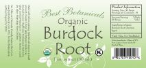 Organic Burdock Root Extract 1 Oz