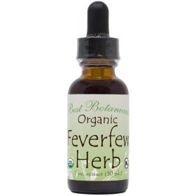 Organic Feverfew Herb Extract 1 Oz