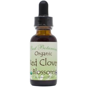 Organic Red Clover Blossom Extract 1 Oz