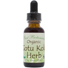 Organic Gotu Kola Herb Extract 1 Oz