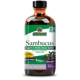 Nature's Answer - Sambucus Nigra Black Elder Berry Extract - 8 Fl Oz
