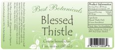 Organic Blessed Thistle Herb Extract 1 Oz
