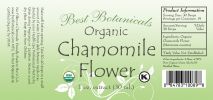 Organic Chamomile Flower Extract 1 Oz