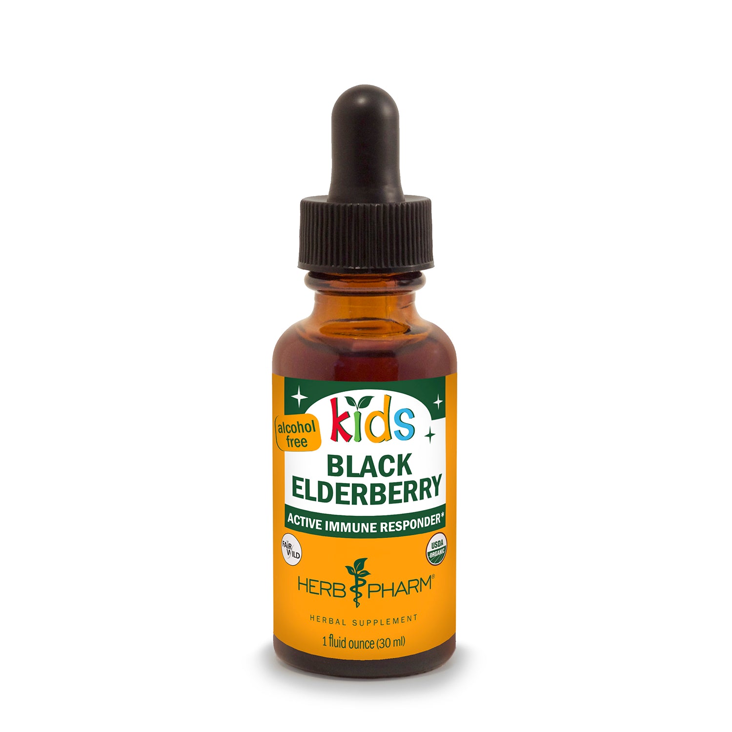 Herb Pharm - Kids Black Eldbry Glcry - 1 Each-1 Fz