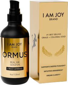Ormus Gold Oil | Helps with deep thinking, intuitive perception, and clear dreams | Rich in minerals, platinum
