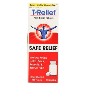 T-Relief Pain Relief Tablets with Arnica +12 – 100 Tablets