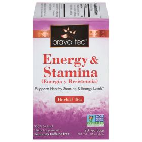 Bravo Teas & Herbs Energy And Stamina Tea — 20 Tea Bags