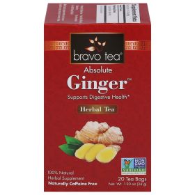 Bravo Teas & Herbs Absolute Ginger Tea — 20 Tea Bags