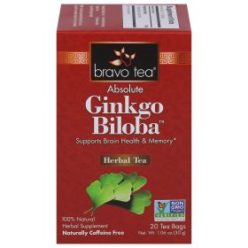 Bravo Teas & Herbs Absolute Ginkgo Biloba Tea — 20 Tea Bags