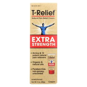 T-Relief Extra Strength Natural Pain Relief Cream – 3 oz