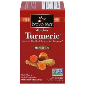 Bravo Teas & Herbs Absolute Turmeric Tea — 20 Tea Bags