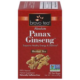Bravo Teas & Herbs Absolute Panax Ginseng Tea — 20 Tea Bags