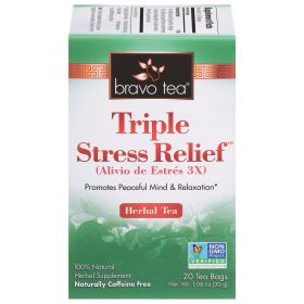 Bravo Teas & Herbs Triple Stress Relief Tea — 20 Tea Bags