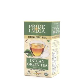 Pride of India Organic Green Tea — 25 Tea Bags