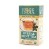 Pride of India Organic Mint Tea (Decaf) — 25 Tea Bags