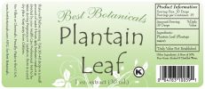 Organic Plantain Leaf Extract 1 Oz