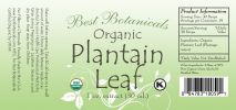 Organic Plantain Leaf Extract 1 Oz