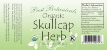 Organic Skullcap Herb Extract 1 Oz
