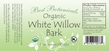 Organic White Willow Bark Extract 1 Oz