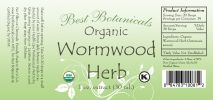 Organic Wormwood Herb Extract 1 Oz