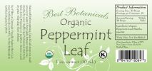 Organic Peppermint Leaf Extract 1 Oz