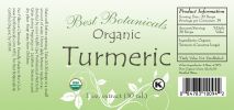 Organic Turmeric Extract 1 Oz